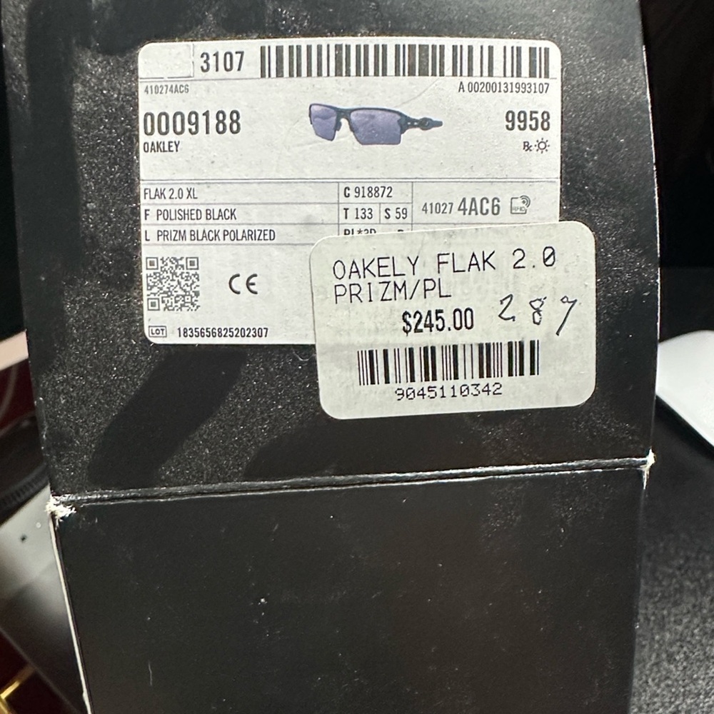 Oakley Flak 2.0 Polished Black Sunglasses - Picture 2 of 5